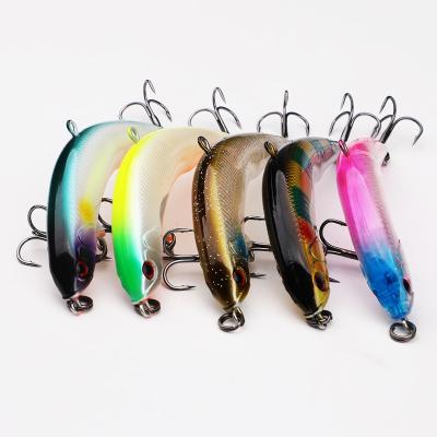 China New Fish Dead Floating Pencil Lure 3.42in/7.5g 2.75in/4g Artificial Fishing Hard Bait Lure Double Hook BL7540 High Quality for sale