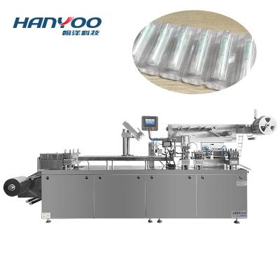 China High Efficiency HANYOO DPP-270/360 Paper-plastic Package Blister Packing Machine Toothbrush Button Cell Patch Band Packing Machines for sale