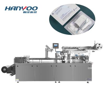 China HANYOO DPP-270/360 High Efficiency Glue Toothbrush Art Knife Paper Plastic Packing Machine Razor Battery Blister Packing Machine for sale