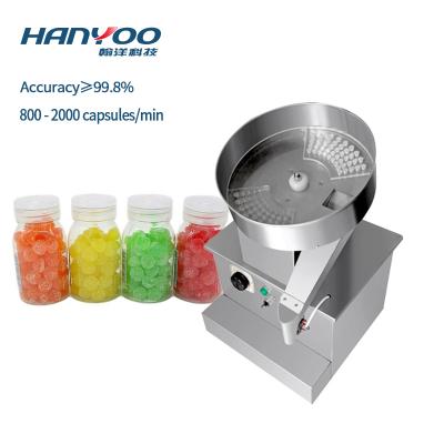 China Soft Semi Automatic Tablet Capsule Pill HANYOO TPD Chewing Gum Small Bottling Counting Machine Candy Sugar Milk Tablets Counting Machine for sale