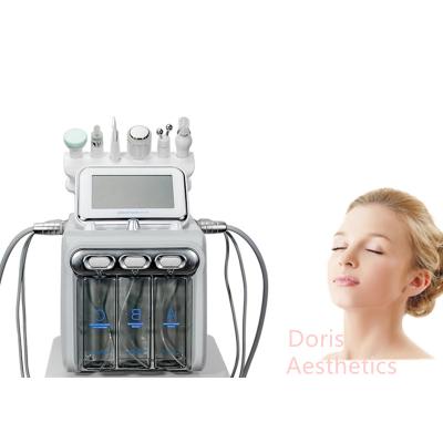 China Black Prime Solvent Doris Aesthetics Hot Products Hydrodermabrasion and Oxygen 6 Handheld in 1 Cavitation Machine for sale