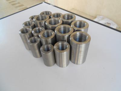 China High Strength Custom Threaded Rebar Coupler , Steel Sleeves Reinforcing Bar Couplers for sale