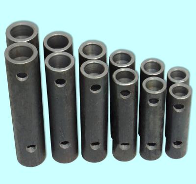 China Bright Black Steel Grouted Splice Coupler , Grout Sleeve Rebar Splice Coupler for sale