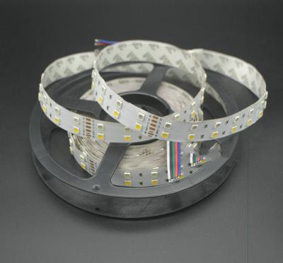 China Dual Row RGBW RGBWW LANDSCAPE RGB+positive 5050 120 LED Strip Light Colorful Warm White White 12v 24V Lights for sale