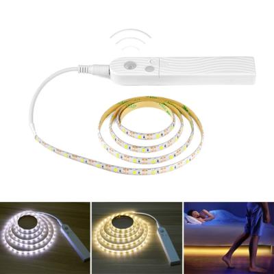 China New Residential LED Human Body Induction Staircase Corridor Border Hutch Strip Soft Bottom Wardrobe Cabinet Light 5V SMD2835 Light Guide for sale