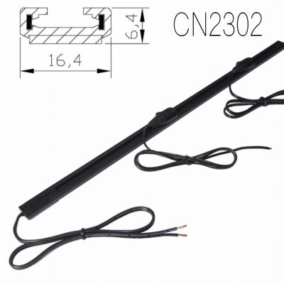 China Outdoor Two Wire Connector Track Light Power Track Shelf Supermarket Supermarket Track System DC Power LED Tracksuit CN2302 for sale