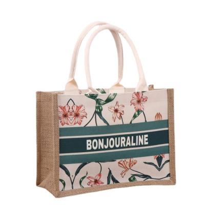 China High quality waterproof custom handled printed floral wholesale colorful eco green printed shopping bags for sale