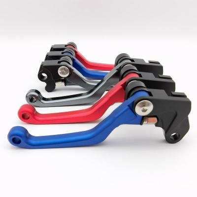 China CNC 6061 Billet Aluminum Dirt Bike Brake Clutch Levers Pivot Adjustable CNC for CRF150F CRF 150F 03-17 | CRF230F CRF 230F 03-19 | CRF250F 250F 19-22 for sale