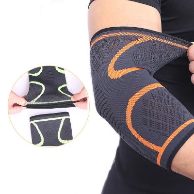 China Comfortable Breathe Free Fitness To Use Nylon Spandex Compression Elbow Sleeve Brace Pad To Protect Yourself To Injure for sale