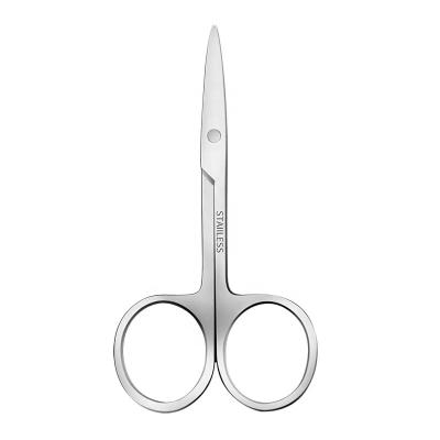 China Customizable Stainless Steel Eyebrow Scissors Stainless Steel Eyebrow Eyelash Scissors Beauty Cosmetic Eyebrow Scissors for sale