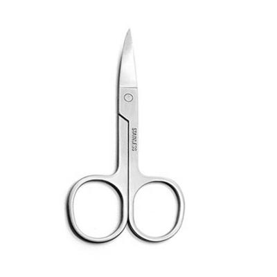 China Wholesale Professional Stainless Steel Eyebrow Scissors Scissors Beauty Care Tool Eyebrow Trimmer Customizable for sale