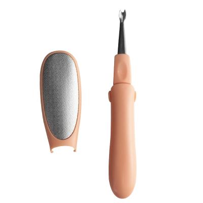 China Durable+waterproof+reusable Double Side Foot Care Pedicure Tools Metal Foot File And Callus Remover for sale