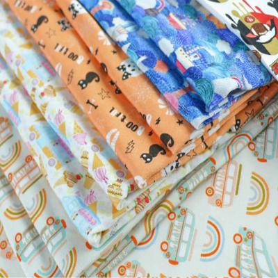 China Wholesale Custom Printed Spandex Fiber Baby Cotton Bamboo Moisture-absorbent Organic Fabric for sale