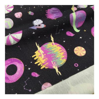 China High Quality Custom Digital Printed Lycra MOQ Antistatic Do Not Knit Cotton Spandex Tank Top Fabric Stretch for sale