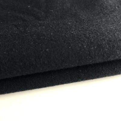 China Black Colors Lycra Heavy Stretch Cotton Fabric Anti-Static Customized Knitting Tank Top Spandex For Shirts for sale