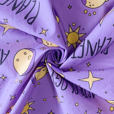 China New Factory High Quality Anti-Static Fashion Cotton Poplin Fabric Custom Printed 100% Organic Cotton Poplin Fabric Woven For Quilting for sale