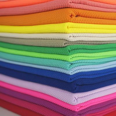 China Antistatic In List Cheap Prices Colorful Polyester Spandex Knitted Jacquard Liverpool Ball Fabric For Bows for sale