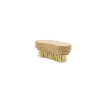 China Eco-Friendly Style New Private Label Toos Small Vegan Sisal Wooden Finger Nail Natural Finger Nail Brush For Cleaning for sale