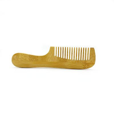 China Custom Logo Styling Eco-Friendly Hair Comb Palette Naturally Eco-Friendly Bamboo Comb For Hair Straightening And Massage for sale