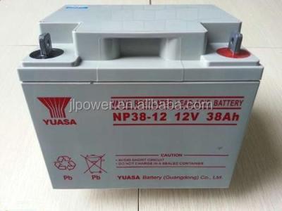 China UPS quality is our mission. YUASA brand 12V38ah rechargeable lead acid battery is your best choice for sale