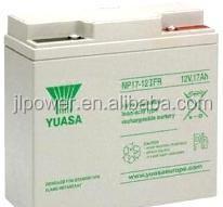 China YUASA UPS battery, can used in UPS system. NP12V17ah. for sale