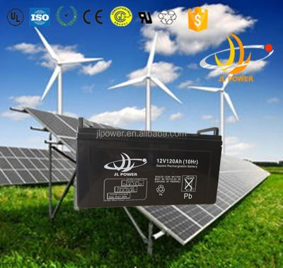 China Maintenance Free 12v 120ah Solar Gel Battery 12v Rechargeable Use For UPS System for sale