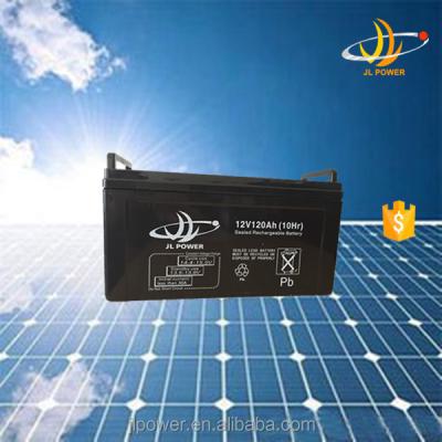 China 12v 120ah solar deep cycle battery with good capacity and best price 12v 120ah lead acid battery 12v solar battery for sale