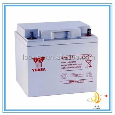 China UPS 12 volt 40ah yuasa battery vrla ups solar battery 12v 40ah with long life for sale