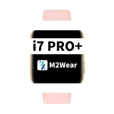 China 2022 Touch Screen Smartwatch i7pro+ Heart Rate Monitor Charger PK i7pro Wireless Smart Watch for sale