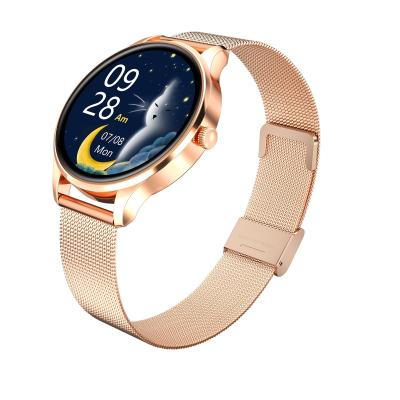 China Touch Screen Smart Watch Heart Rate Blood Oxygen Stainless Steel Strap Online Smart Watch For Women for sale