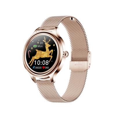 China Touch Screen Smart Watch For Women 2022 NY13 With Heart Rate Call Reminder Stainless Women Watch for sale