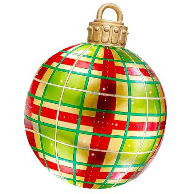 China Newly Designed Christmas Ball Factory New PVC Inflatable Christmas Ball Christmas Ball Christmas Gifts Creative Home Decoration for sale