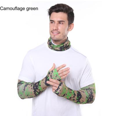 China Outdoor Ice Scarf Mask Breathable Sunscreen Riser Sleeves For Women Men Multifunctional Sports Scarf Arm Sleeves for sale