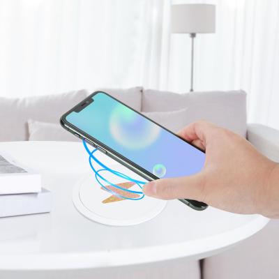 China High Quality Cell Phone Manufacturers 3 in 1 Embedded Wireless Charger for Furniture Use Unit with Auto USB Ports for sale