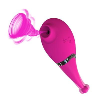 China Rechargeable Clitoral Sucking Vibrator for Women 9 Vibration Mode Hippocampus Shape Wireless Rechargeable Vibrator--Mouth Sucking and Tail Vibration for sale