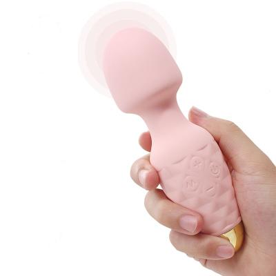 China USB Bullet Clitoral Vibrator for Women Mini Rechargeable Wand Massagers Cordless Powerful Magic Wand with 10 Vibration for Pain Relief, Muscle Relax, Recovery for sale