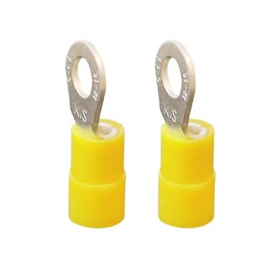 China Brass/Nylon Nylon Insulated 12-10 Awg Ul Standard Brass Terminals Connectors Cable Terminal Brass for sale