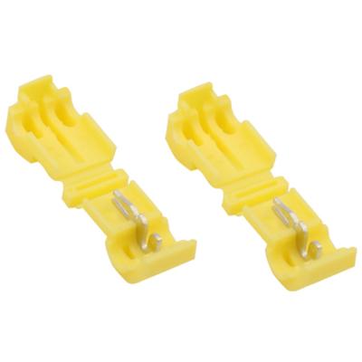 China Automotive Hot Sale Yellow Item NO 878206 Nylon and Terminal body Brass UL Standard 12 AWG  KST Quick Splice Connector terminal for sale