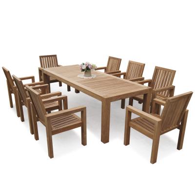 China Outdoor restaurant furniture modern beach table and chair waterproof and UV resistant set for sale