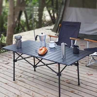 China New Leisure Modern BBQ Outdoor Picnic Adjustable Portable Folding Folding Fishing Aluminum Camping Table for sale