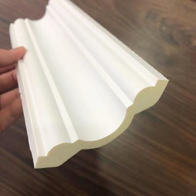 China Simple Modern Decorative Moldings 10cm Width Simple Ceiling Cornices For Interior Decoration for sale