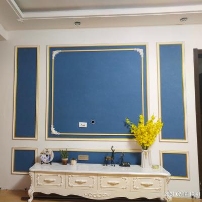 China Modern High Quality Home Decoration Carve PU Molding Corner for sale