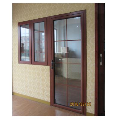 China Swing Glass Double Glazed Kitchen Door Design for sale