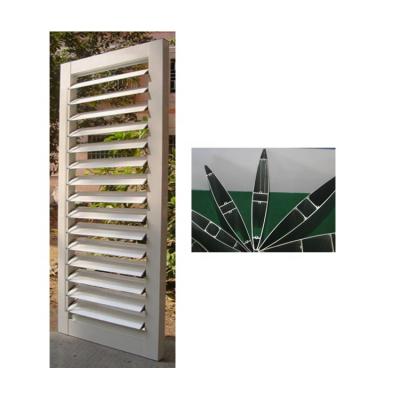 China Magnetic Aluminum Screen Products Jalousie Window Shutter Interior Awning Door In Philippines for sale