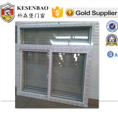 China Slide of 2017 latest models sliding windows of UPVC window with good price for sale