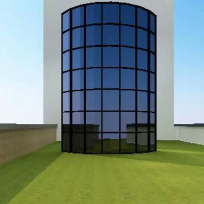 China 2019 House Design China Supplier Lasted Soundproof Curtain Wall for sale