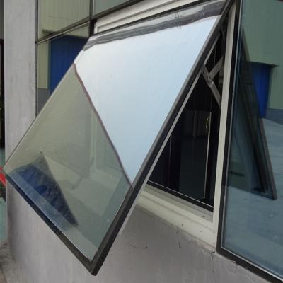 China House Energy Efficiency Double Curtain Wall Cavity Glazed Top Hung Windows for sale