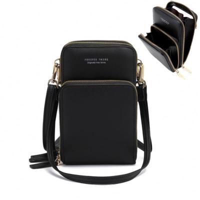 China High Quality Small Cross - Body Cell Phone Purse For Women Mini Messenger Shoulder Handbag Wallet With Credit Card Slots for sale