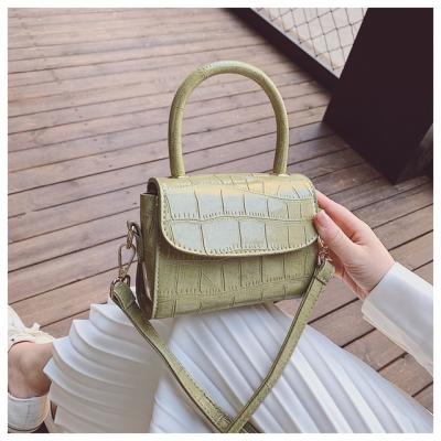 China High Quality Fashion Bags Ladies Stone Pattern Small Leather Handbag Purse For Women for sale