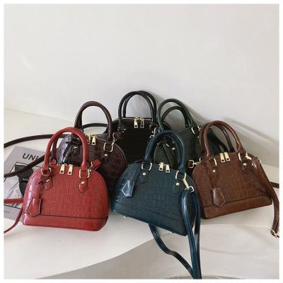 China 2021 High Quality Pure Color Shell Shoulder Hand Bag Factory Odm / Women Leather Handbag OEM Brands Tote Luxury Designer Handbags Famous for sale